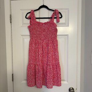 Jodifl Smocked Dress with Bow Tie Straps